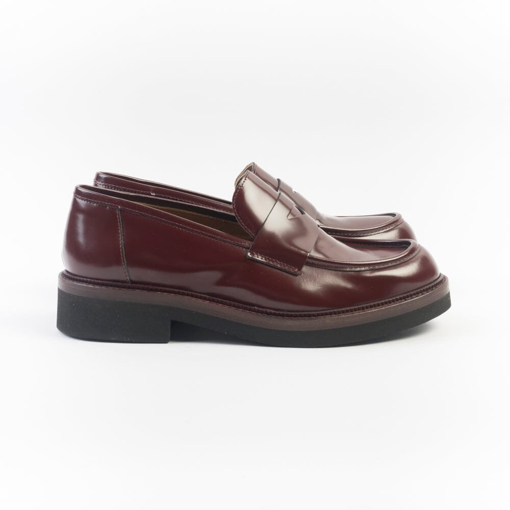 CAPPELLETTOSHOP - Mocassino - 3276 - Smart Bordeaux Scarpe Donna CappellettoShop