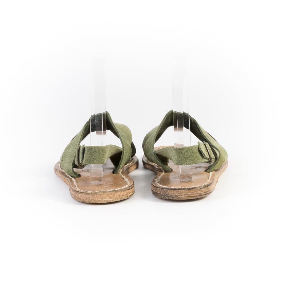 SACHET - Sandali 568 - Camoscio Verde Scarpe Donna SACHET - Calzature