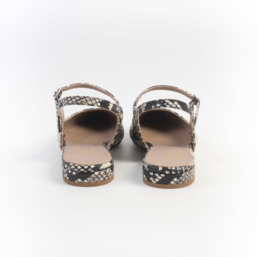 CHEVILLE - Sling Back - ALMA - Pitone Pietra Scarpe Donna CHEVILLE