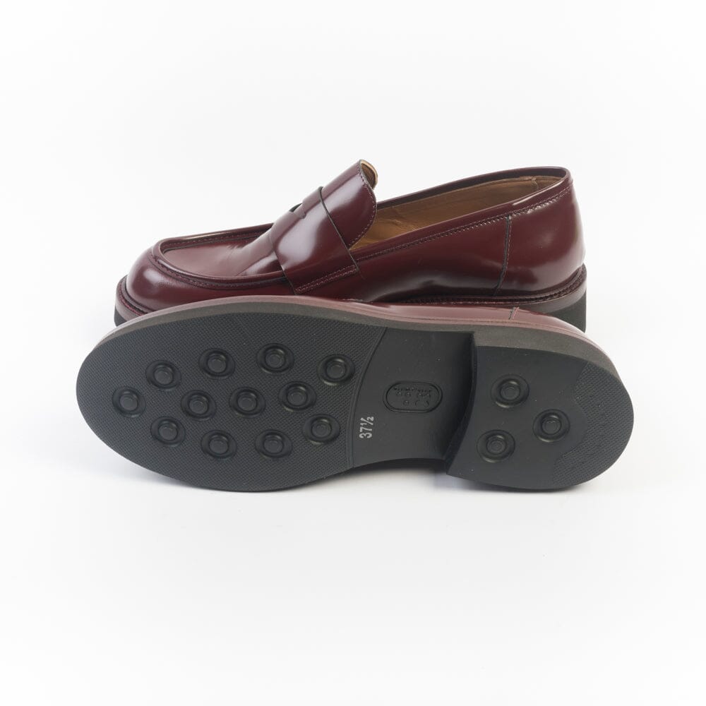 CAPPELLETTOSHOP - Mocassino - 3276 - Smart Bordeaux Scarpe Donna CappellettoShop