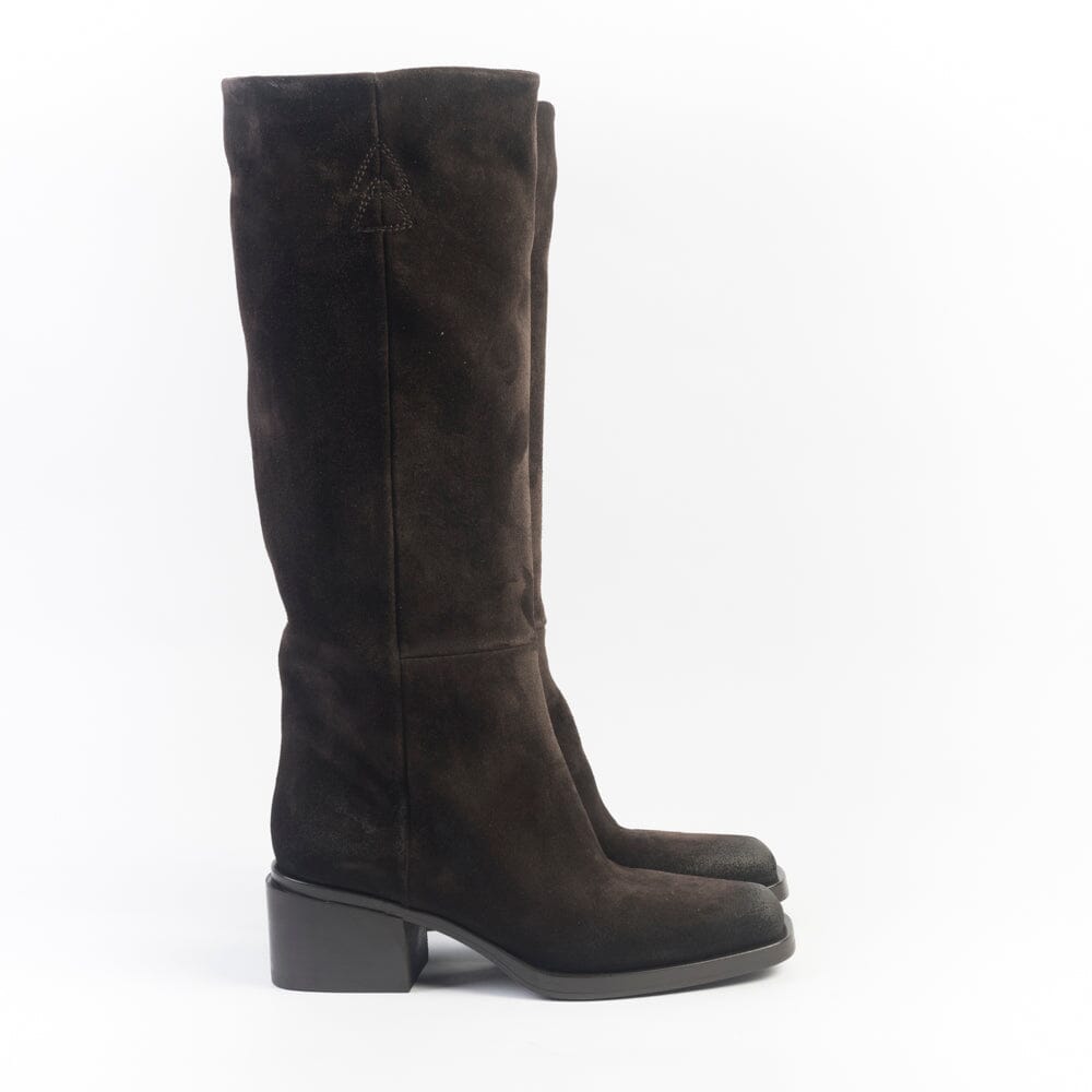 ELENA IACHI - Stivali - E4412 - Camoscio marrone Scarpe Donna Elena Iachi