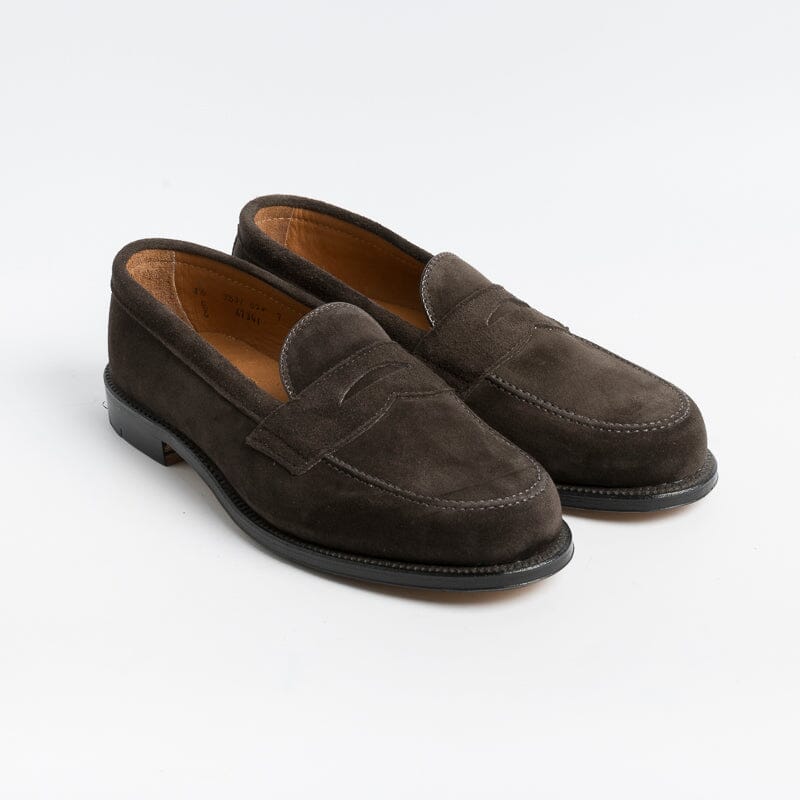 ALDEN - 67341 - Mocassino - Camoscio Dark Chocolate Scarpe Uomo Alden