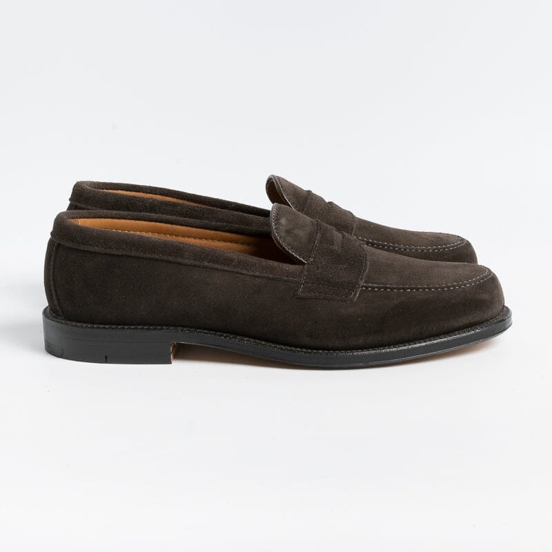 ALDEN - 67341 - Mocassino - Camoscio Dark Chocolate Scarpe Uomo Alden