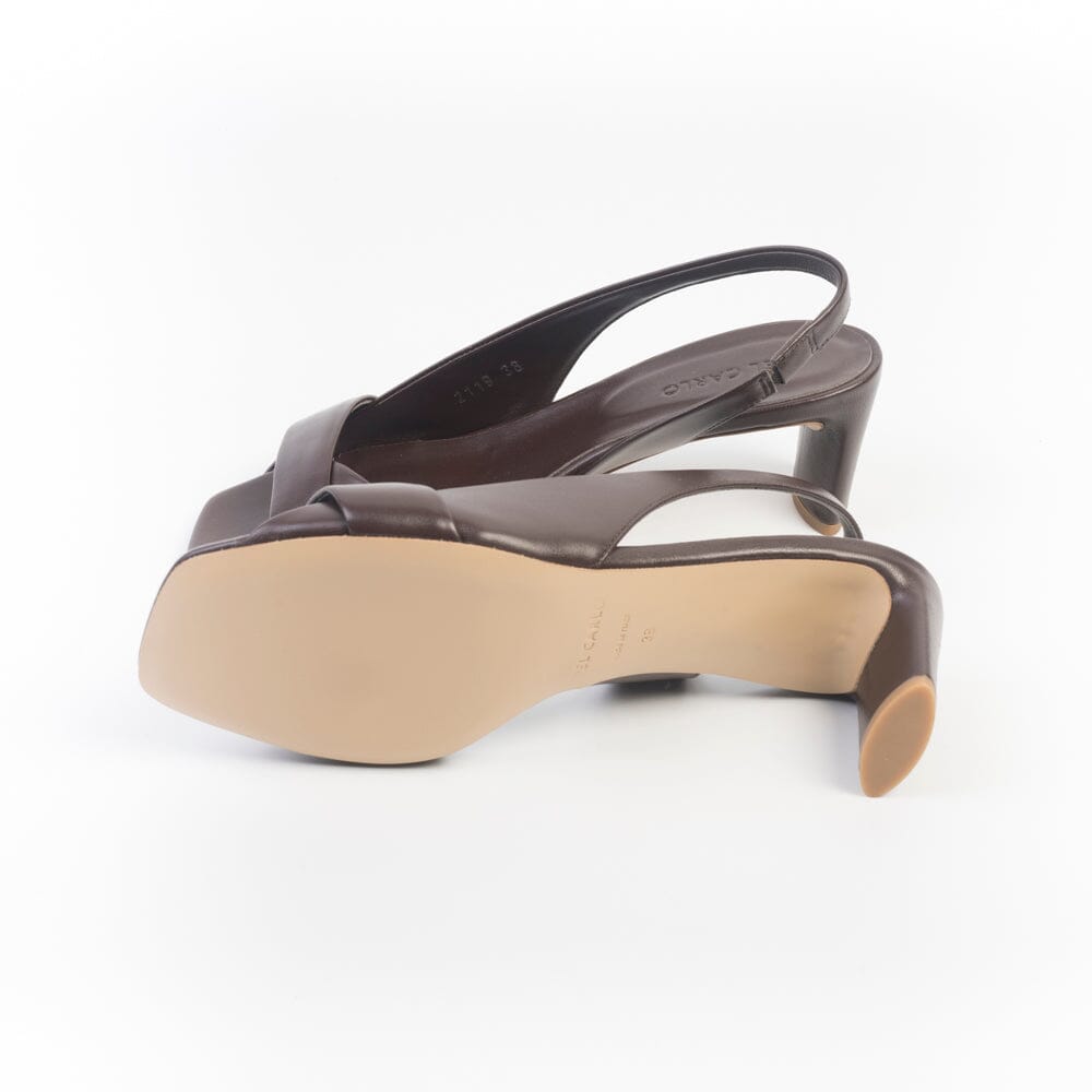 DEL CARLO - Sandali con Tacco - Moor - 12119 - Caffè Scarpe Donna DEL CARLO