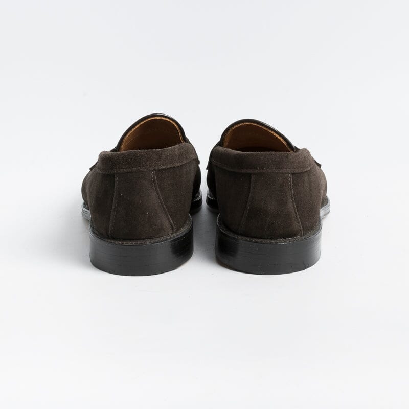 ALDEN - 67341 - Mocassino - Camoscio Dark Chocolate Scarpe Uomo Alden