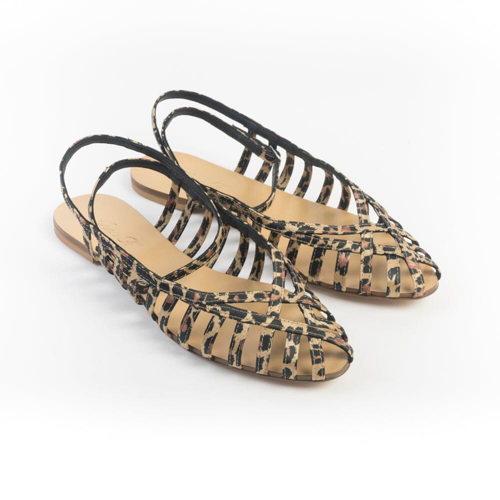 ANNA F. - Sandali 513 - Tessuto Maculato Scarpe Donna Anna F.