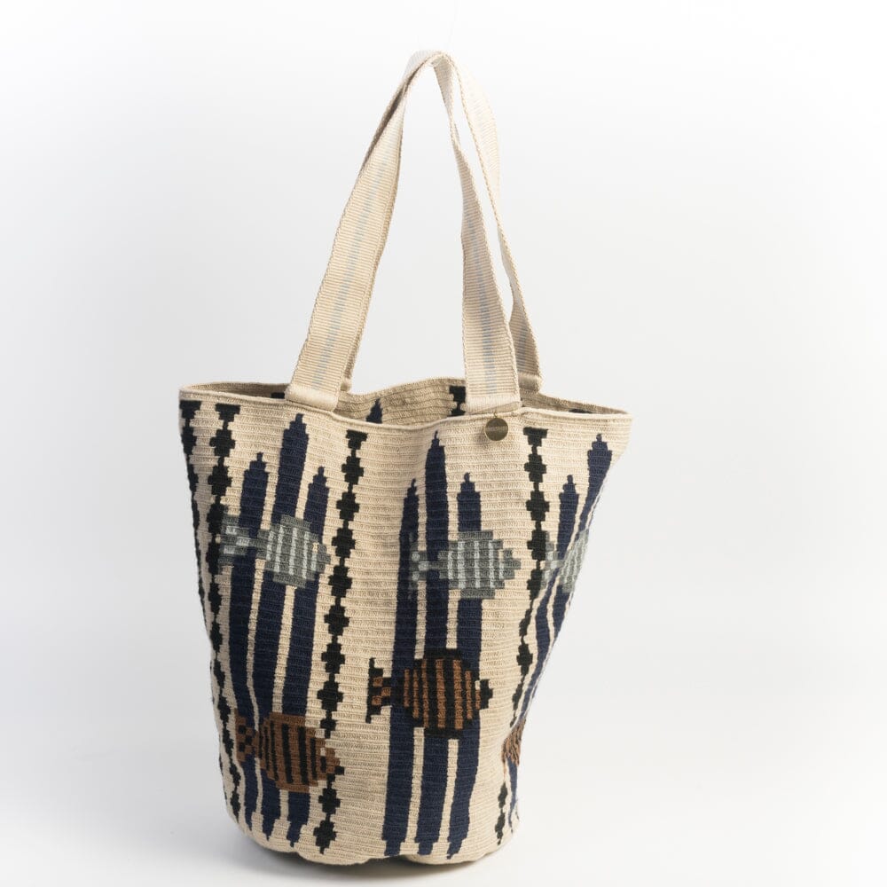 GUANABANA - Borsa a spalla - 0081-3347 - Cala Bag Cepheus Beige Brown Borse GUANABANA