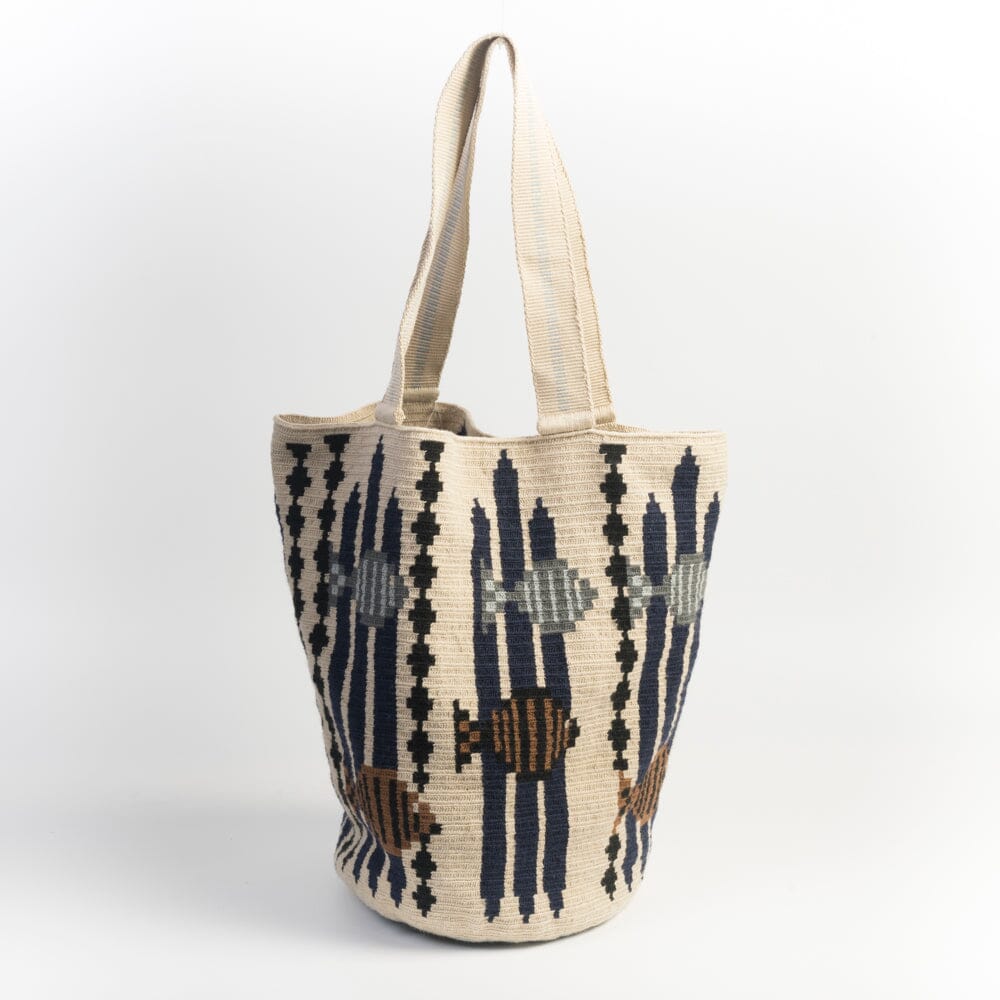 GUANABANA - Borsa a spalla - 0081-3347 - Cala Bag Cepheus Beige Brown Borse GUANABANA