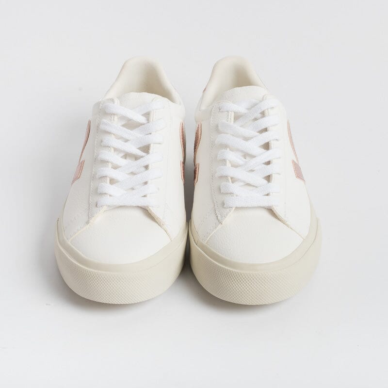 VEJA - CAMPO CP0503128 - Bianco Rosa Laminato Scarpe Donna VEJA - Collezione Donna
