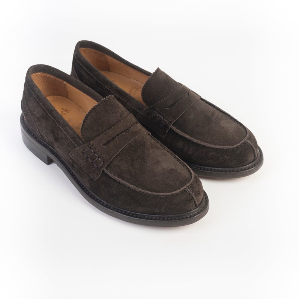 BERWICK 1707 - Women's Moccasin 175 - Dark Brown Suede