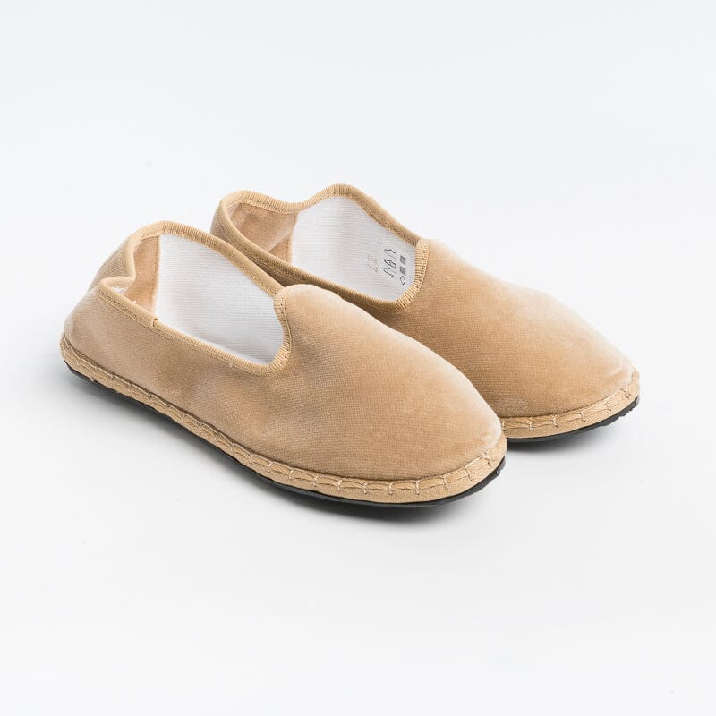 DROGHERIA CRIVELLINI - Furlana - Velluto Beige Scarpe Donna DROGHERIA CRIVELLINI - Collezione Donna 