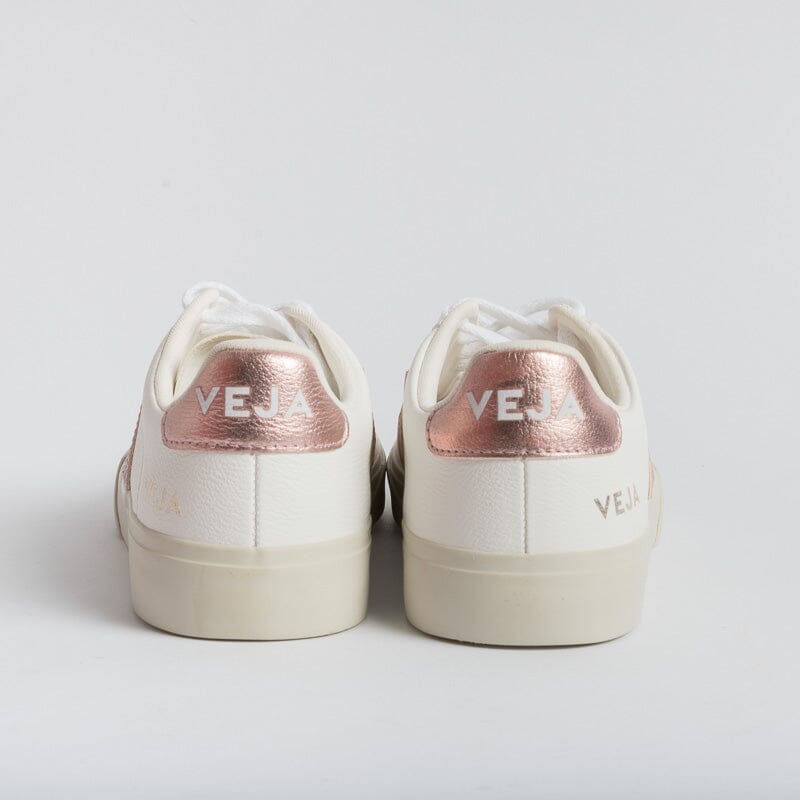 VEJA - CAMPO CP0503128 - Bianco Rosa Laminato Scarpe Donna VEJA - Collezione Donna