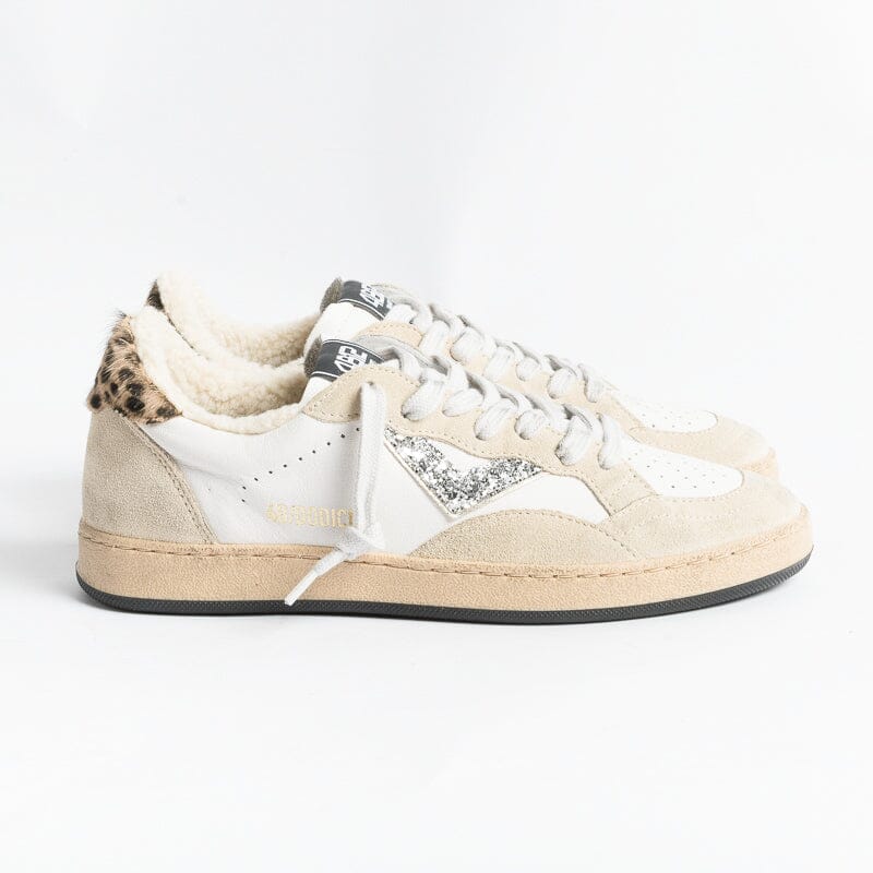 4B12 - Sneakers - Play New D132 - Bianco Crema Scarpe Donna 4B12