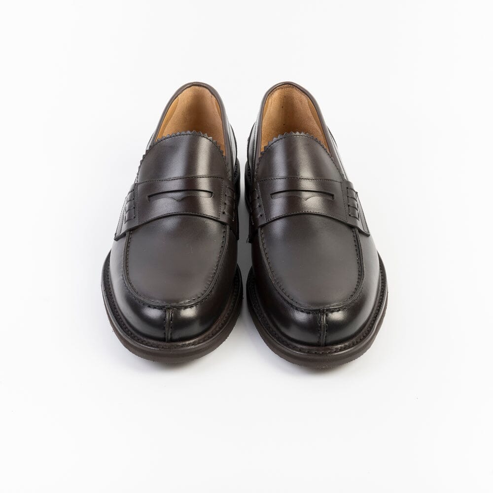 BERWICK 1707 - 11053 - Mocassino fondo Gomma - Pelle Brown Scarpe Uomo Berwick 1707