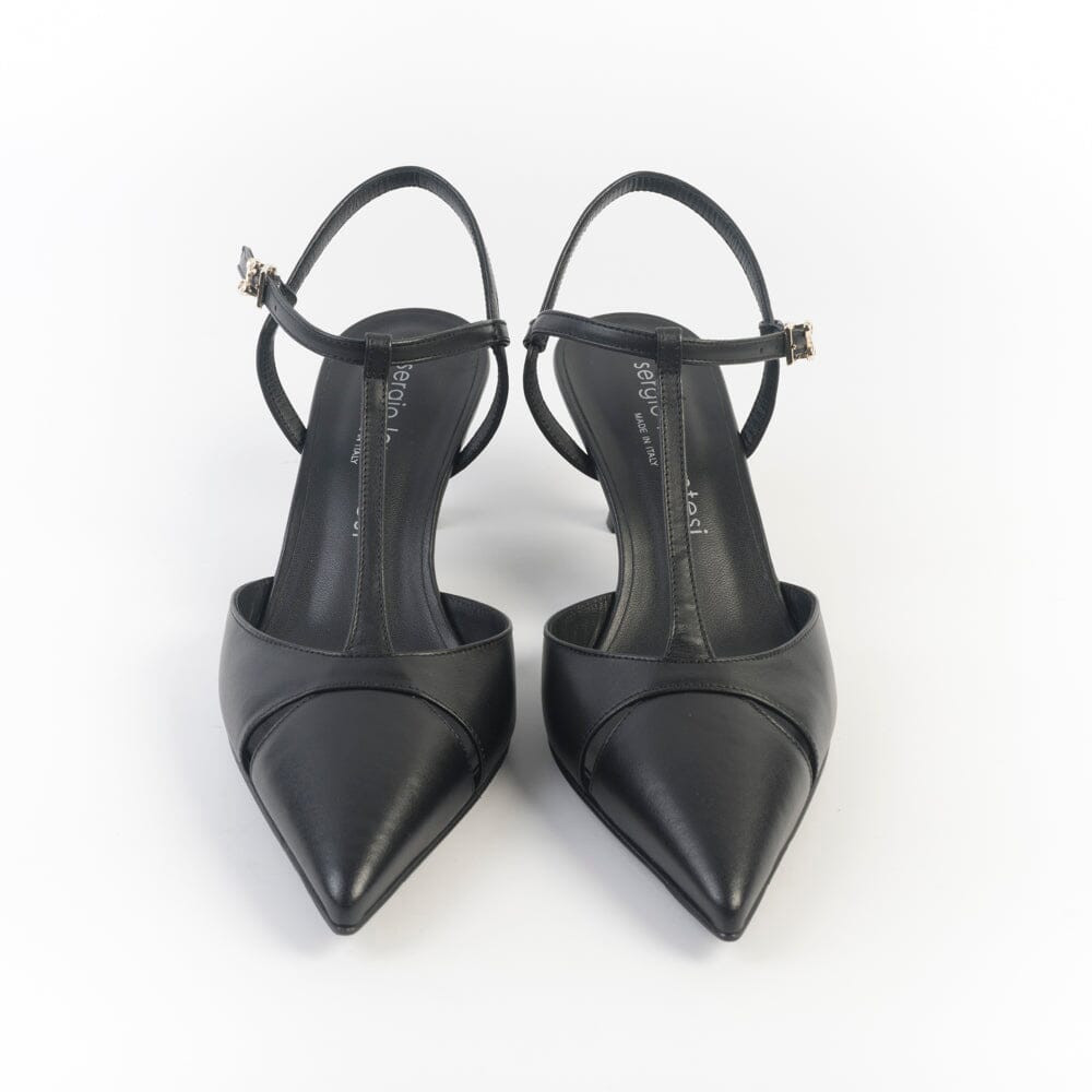 SERGIO LEVANTESI - Sling Back - EDVIGE - Nero Scarpe Donna SERGIO LEVANTESI