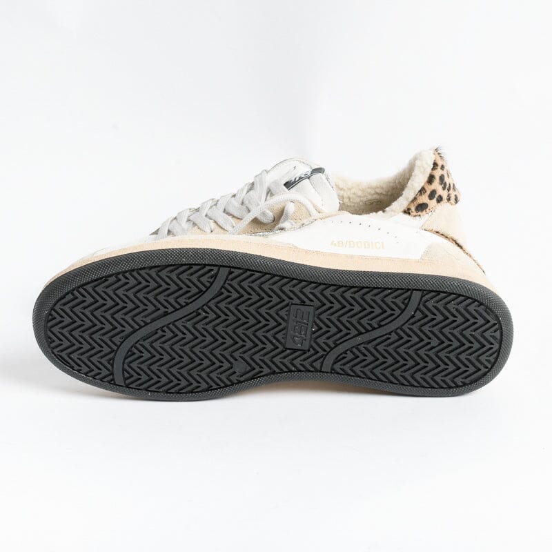 4B12 - Sneakers - Play New D132 - Bianco Crema Scarpe Donna 4B12