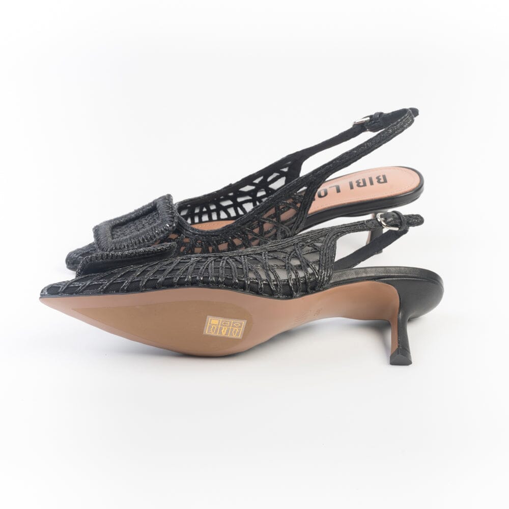 BIBI LOU - Sling Back - 648 - Hazel Nero Scarpe Donna BIBI LOU