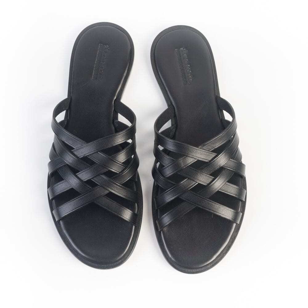 DRAGON DIFFUSION - Sandalo - 3 Cross - 5111 - Nero Scarpe Donna DRAGON DIFFUSION