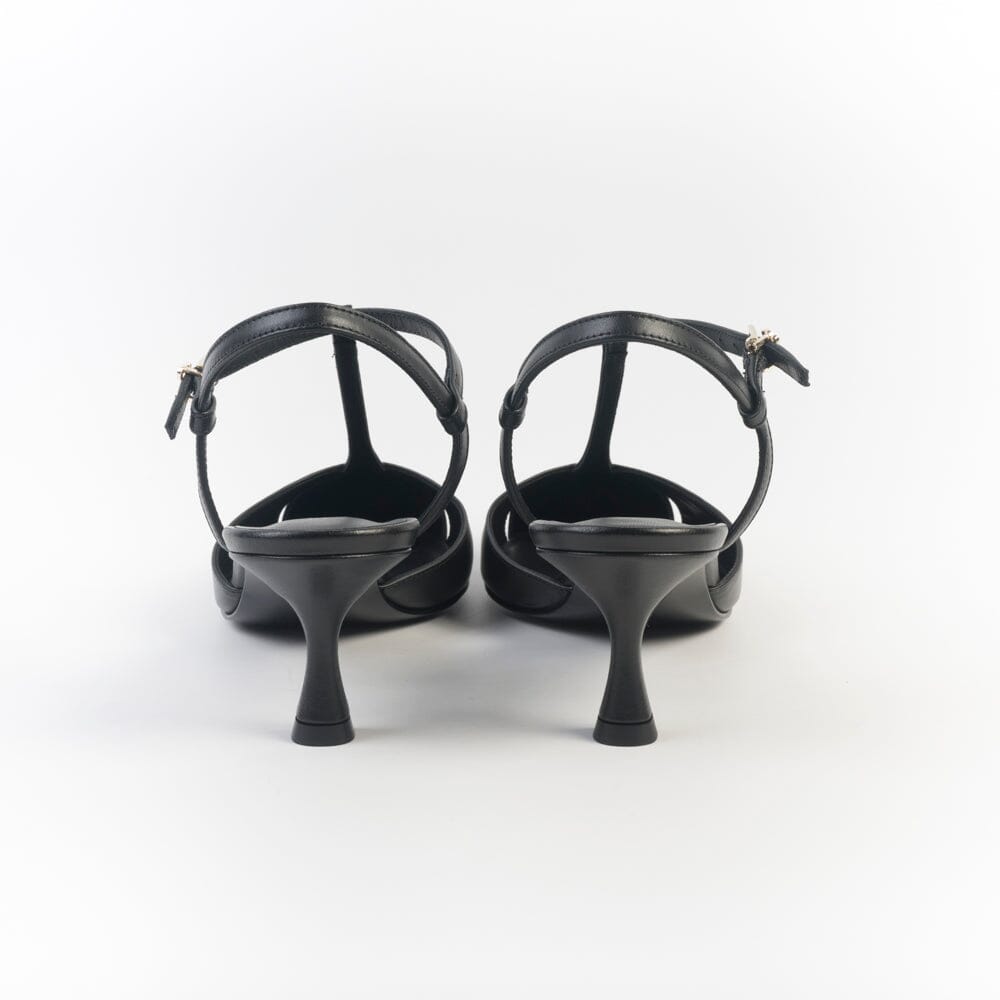 SERGIO LEVANTESI - Sling Back - EDVIGE - Nero Scarpe Donna SERGIO LEVANTESI