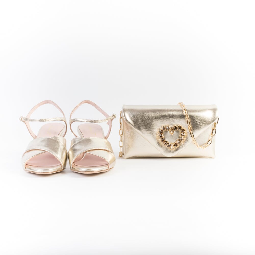 ANNA F. - Sandali con Tacco - 3742 - Platino Scarpe Donna Anna F.
