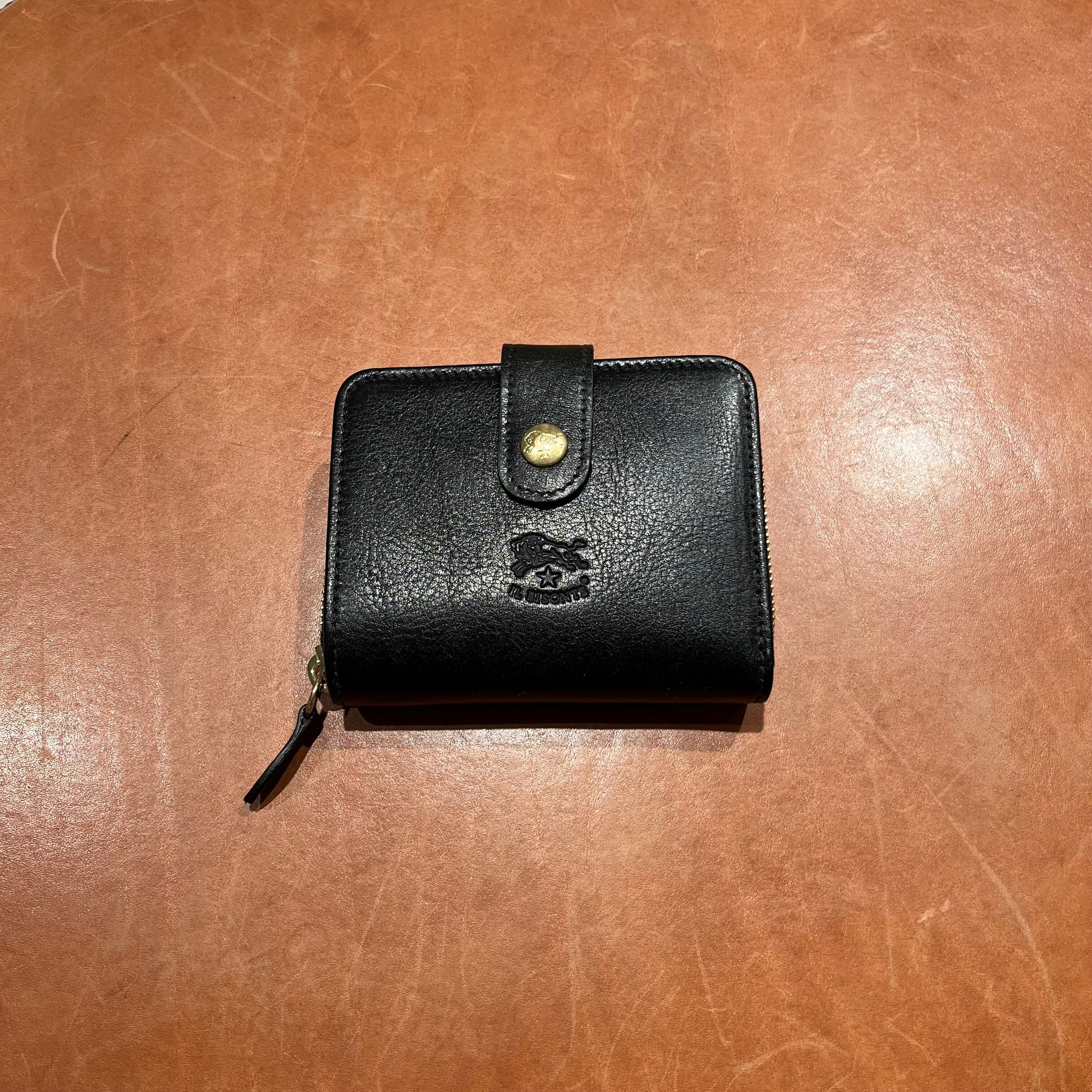 IL BISONTE - SMW067 - Portafoglio Donna - Nero Accessori Donna Il Bisonte