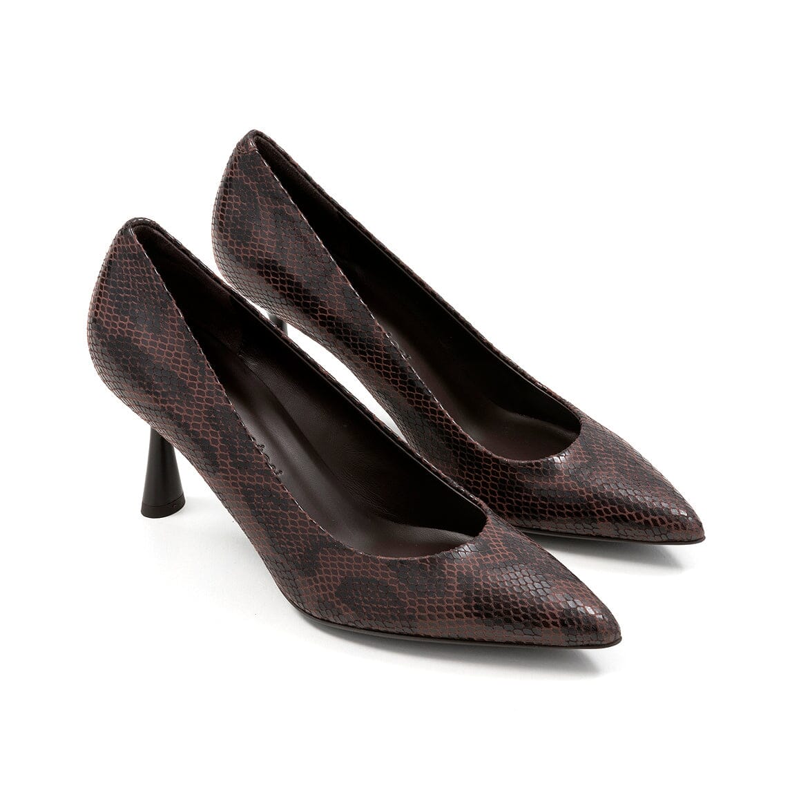 SERGIO LEVANTESI - Décolleté - Jenny 67 - Cobra Ebano Scarpe Donna SERGIO LEVANTESI