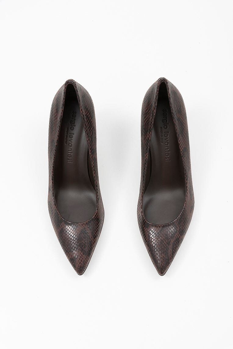 SERGIO LEVANTESI - Décolleté - Jenny 67 - Cobra Ebano Scarpe Donna SERGIO LEVANTESI
