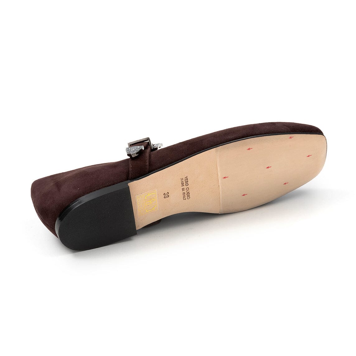 CHEVILLE - Mary Jane - Harriet C - Camoscio Testa di moro Scarpe Donna CHEVILLE