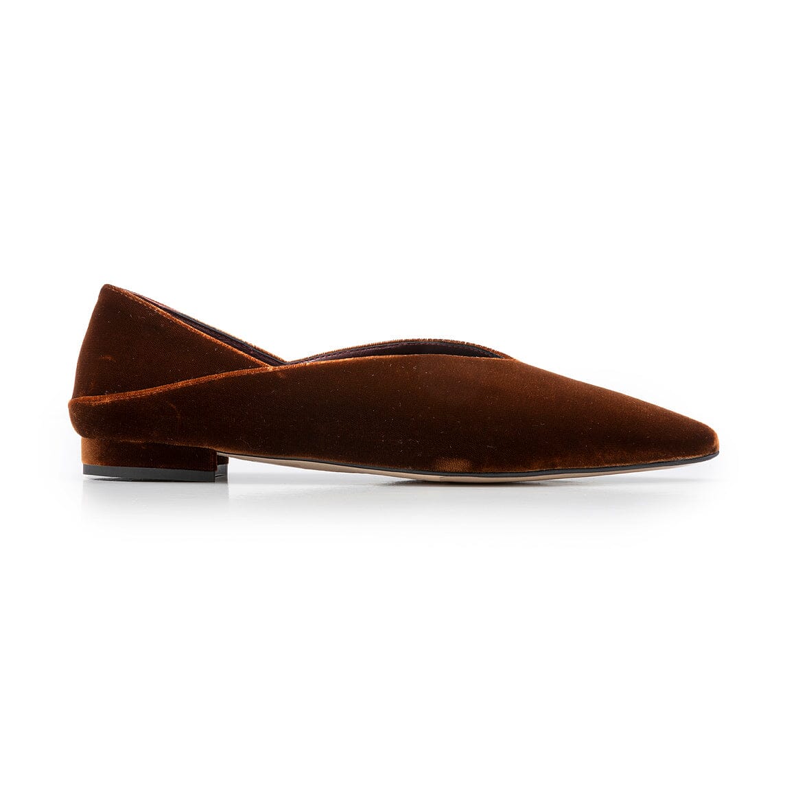 CHEVILLE - Ballerina - Polly - Velluto Cachi Scarpe Donna CHEVILLE
