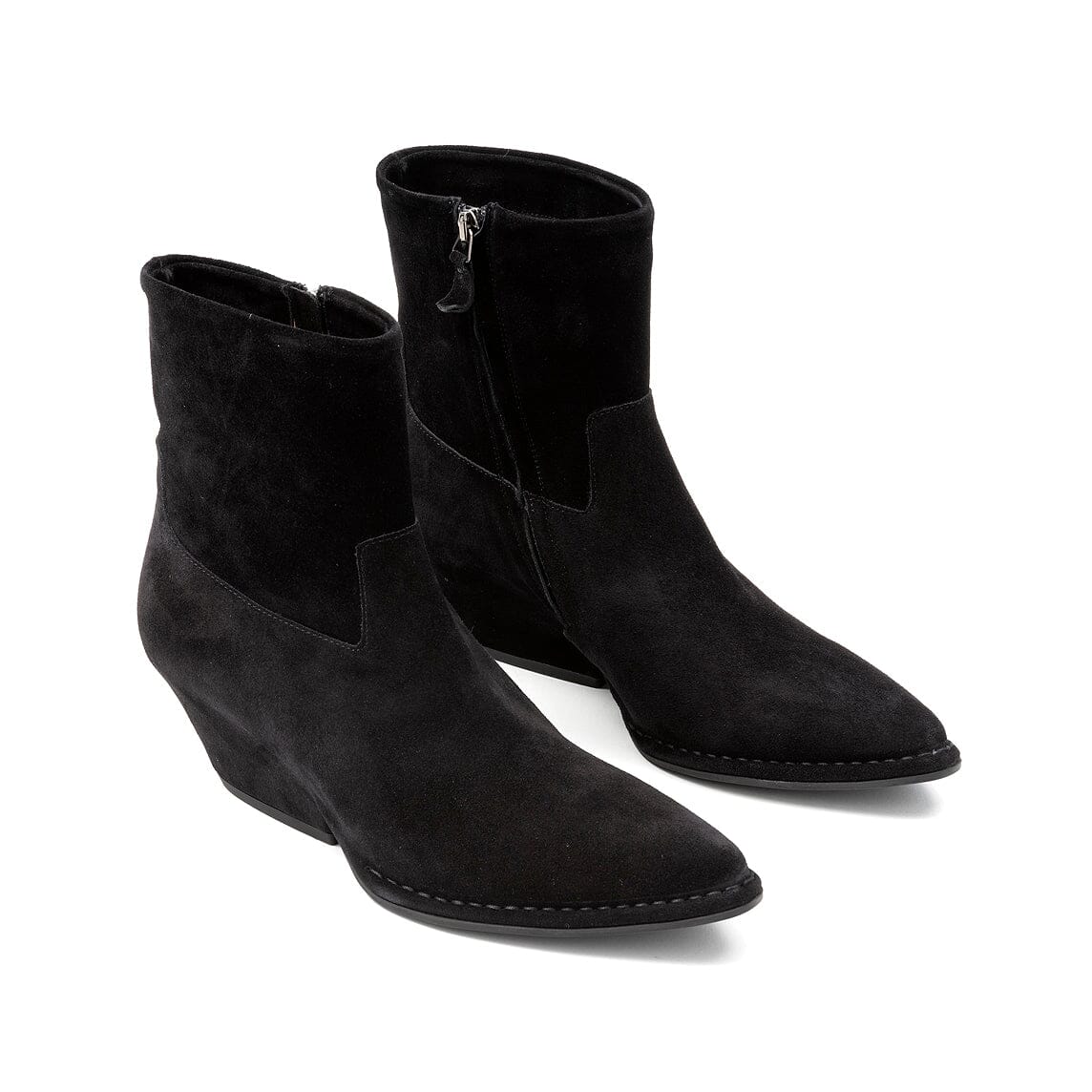 DEL CARLO - Texano - Crio 10807 - Camoscio nero Scarpe Donna DEL CARLO