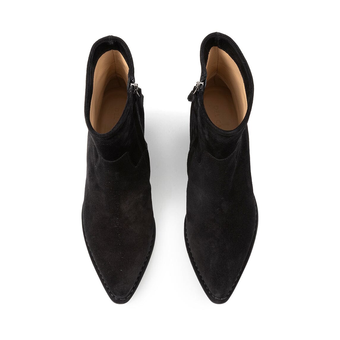 DEL CARLO - Texano - Crio 10807 - Camoscio nero Scarpe Donna DEL CARLO