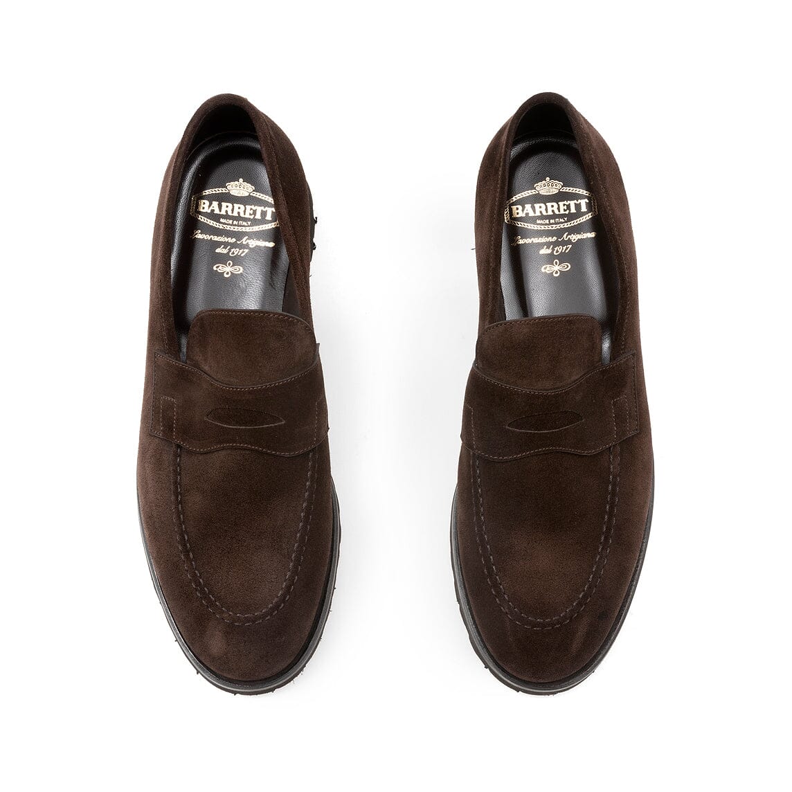 BARRETT - Mocassino - 242U043 - Camoscio testa di moro Scarpe Uomo BARRETT - Collezione uomo