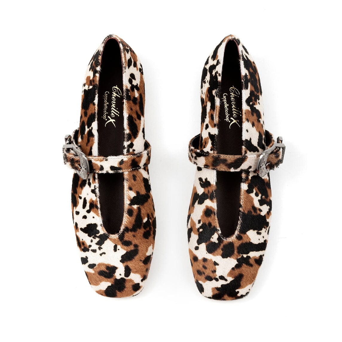 CHEVILLE - Mary Jane - Harriet CA - Cavallino fantasia cow Scarpe Donna CHEVILLE