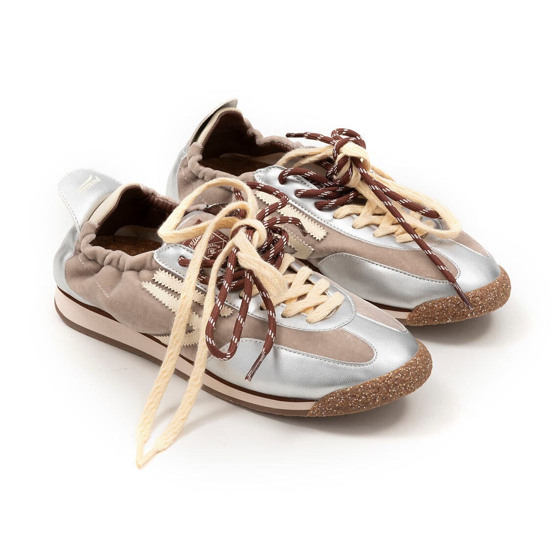 PURAAI - Sneakers Panther - 602P- 048 - Beige/Argento Scarpe Donna PURAAI - Collezione Donna