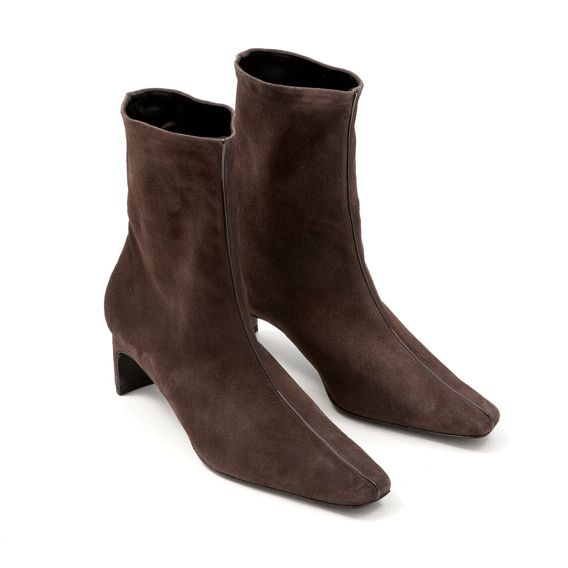 ALLUMINIO - Stivaletto - A-TR204 - Camoscio stretch Marrone Scarpe Donna ALLUMINIO - Collezione Donna