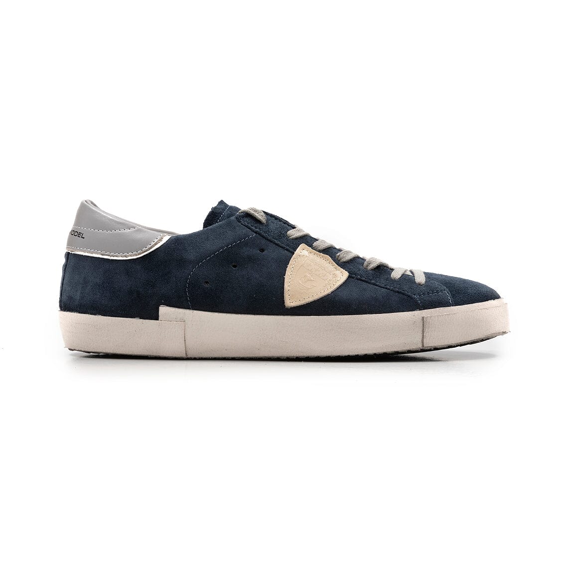 PHILIPPE MODEL - Sneakers - PRLU XS23 - Camoscio Blu Scarpe Uomo Philippe Model Paris
