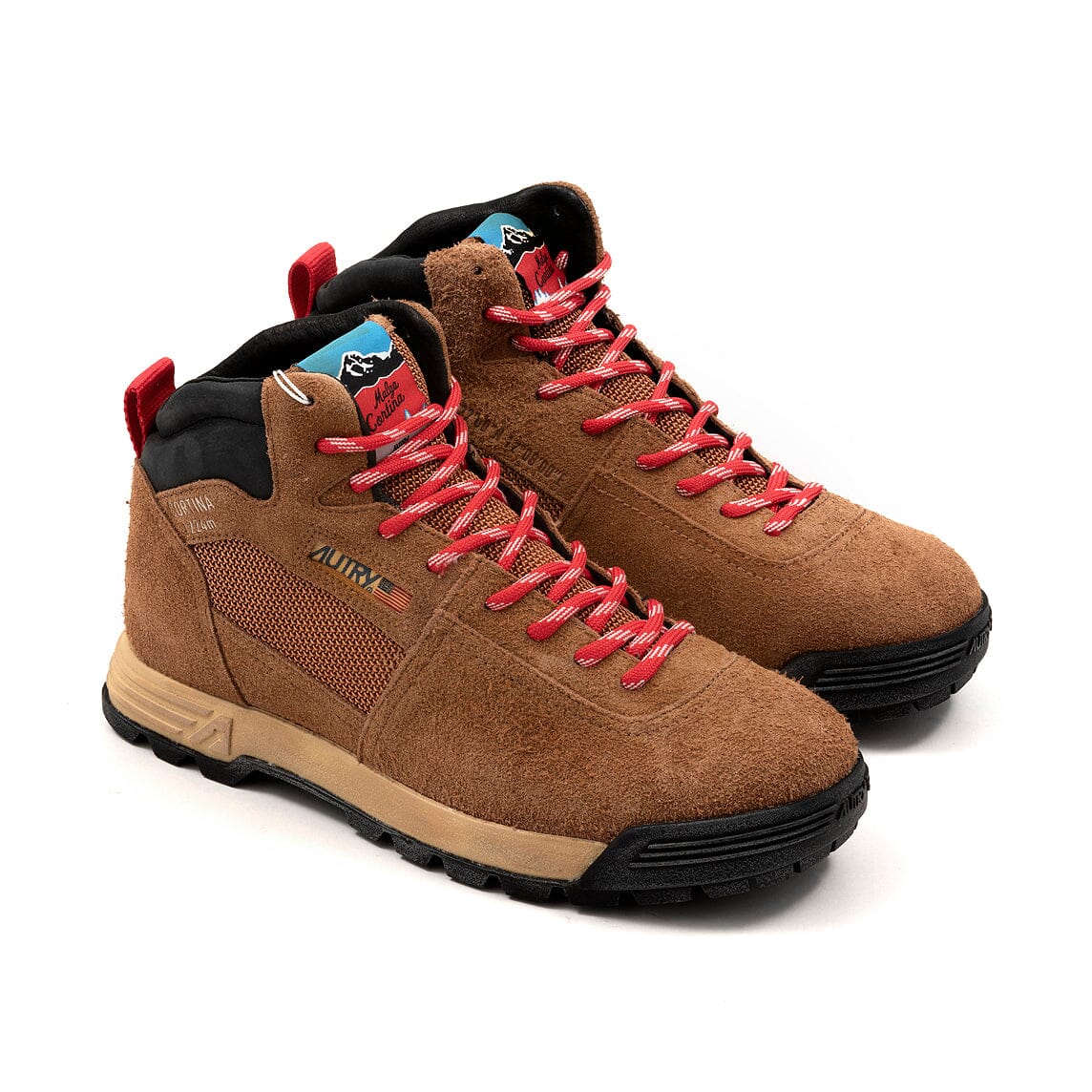 AUTRY - Hiking boot - Malga - HBMM ND14 - Chest/Red Scarpe Uomo AUTRY - Collezione uomo