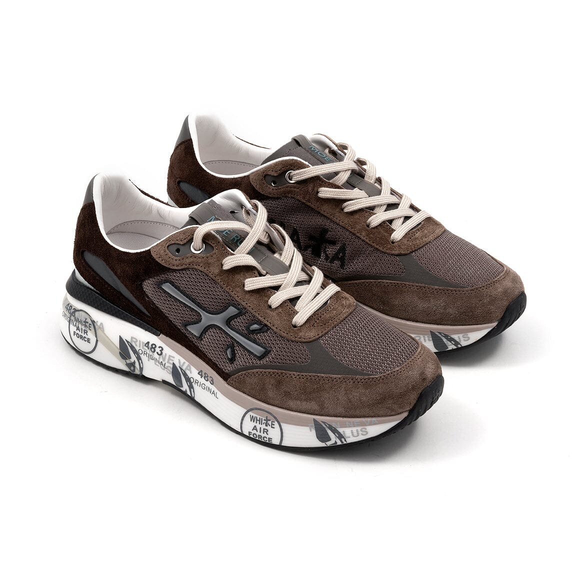 PREMIATA - Sneakers - MOERUN - 6446 - Marrone Scarpe Uomo Premiata - Collezione Uomo