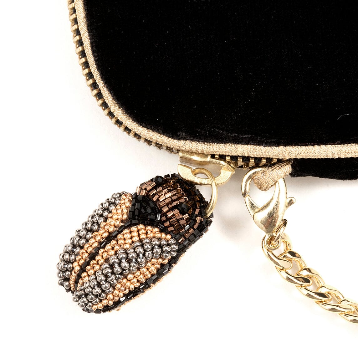 OLIVIA DAR - Borsa a tracolla - Beetle Velvet - Nero Borse OLIVIA DAR