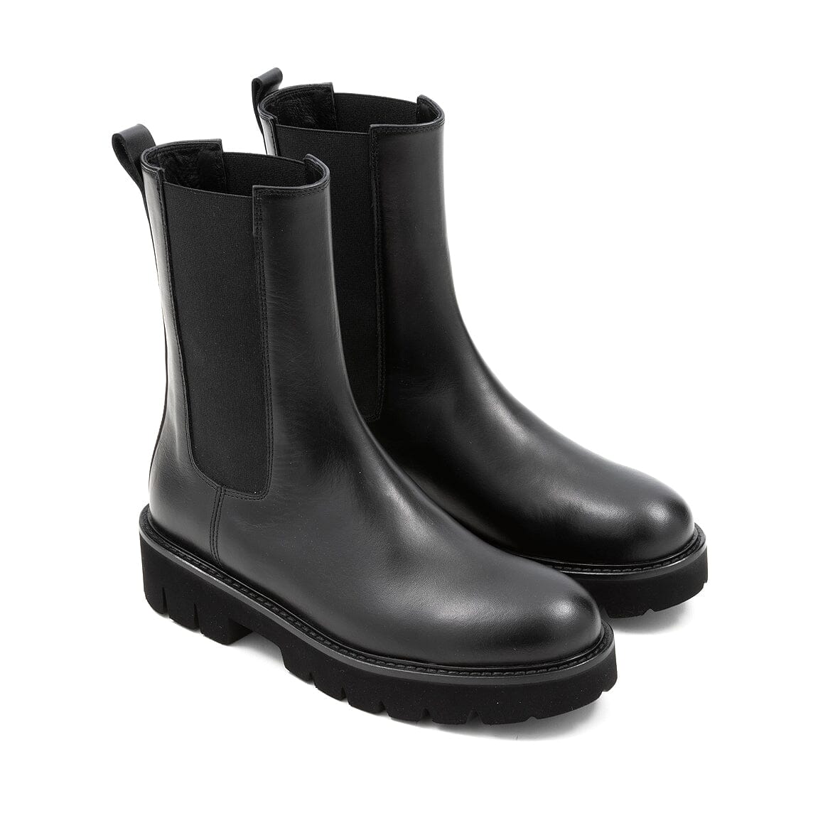 ANNA F - Stivaletti - 9715 - Pelle nero Scarpe Donna Anna F.