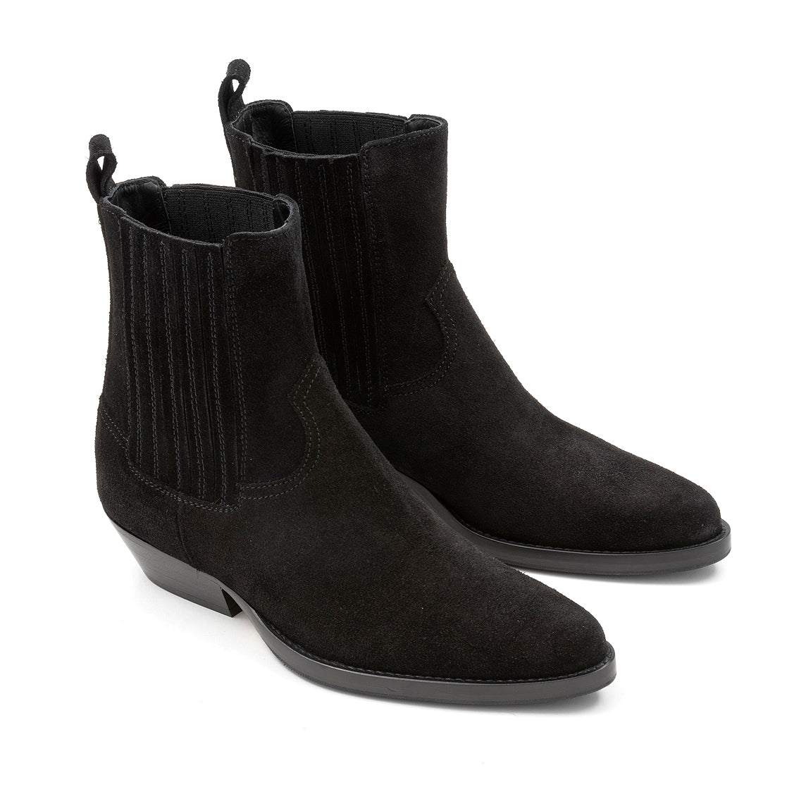 ANNA F - Stivaletti - 8029 - Camoscio nero
