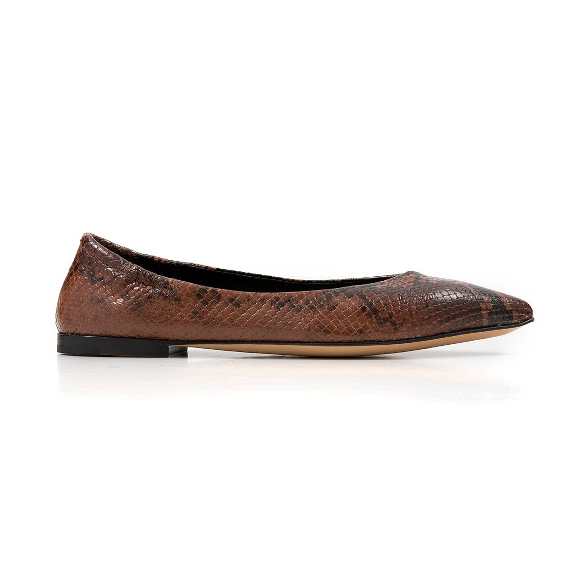 POMME D'OR - Ballerina 1000 - Pitone caffè Scarpe Donna POMME D' OR