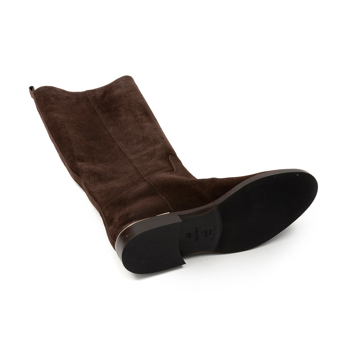 VIA ROMA 15 - Stivali 4760 - Velour testa di Moro