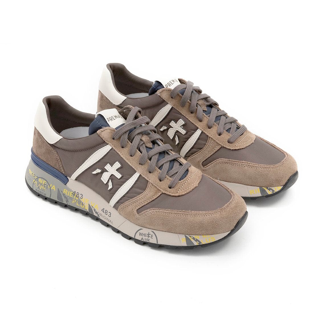 PREMIATA - Sneakers - LANDER 7704 - Marrone Scarpe Uomo Premiata - Collezione Uomo
