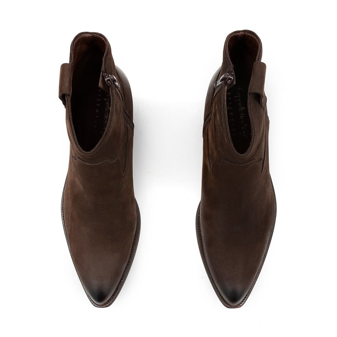 CAPPELLETTOSHOP ESSENTIAL - Stivaletto Texano - 9515 Wash caffè Scarpe Donna CAPPELLETTO 1948
