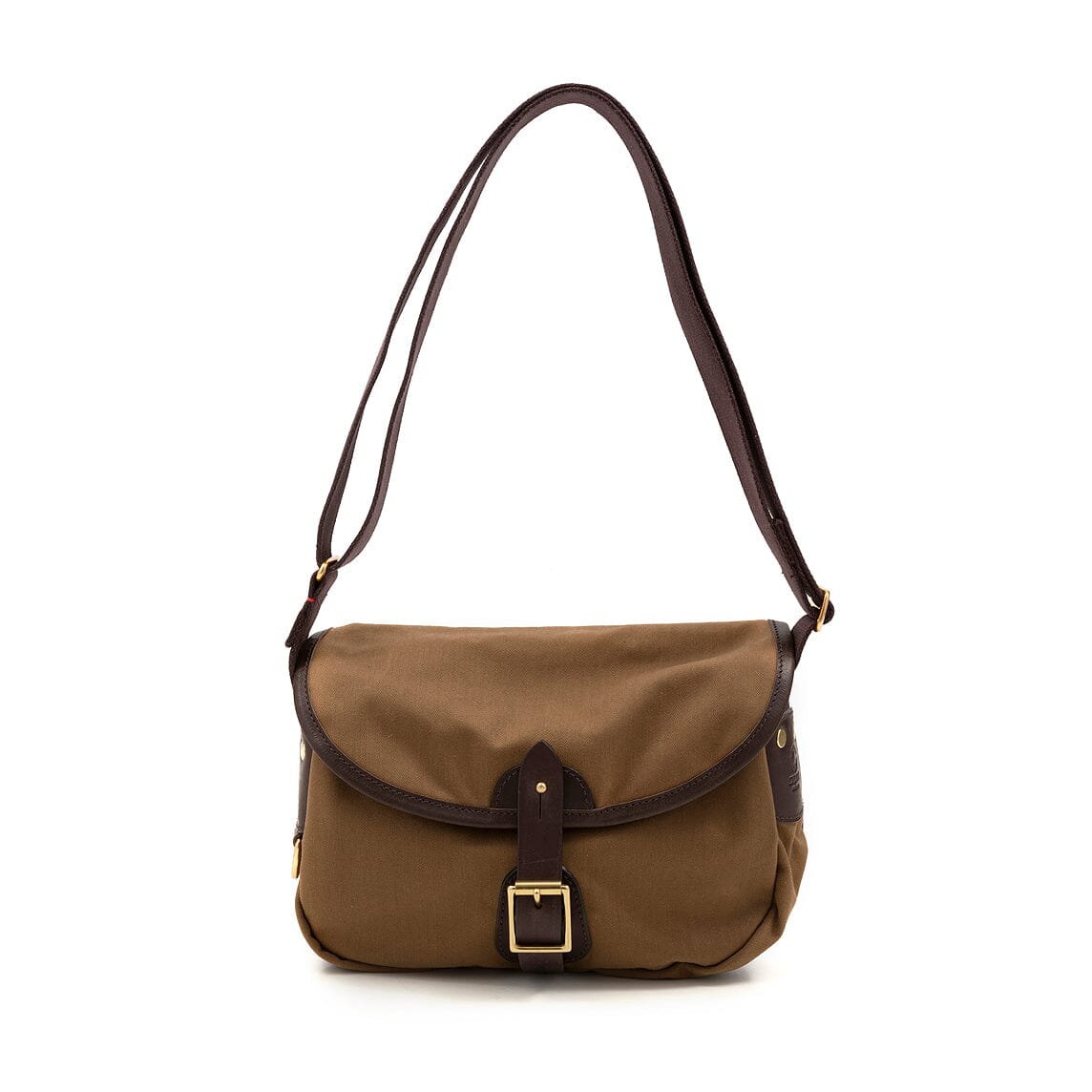 CROOTS ENGLAND - Borsa a tracolla - HB02 - Herringbone small trout bag - Dark Tan Borse CROOTS ENGLAND