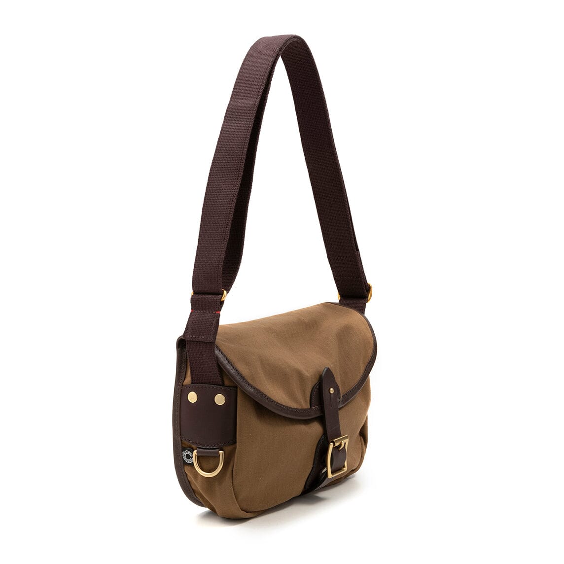 CROOTS ENGLAND - Borsa a tracolla - HB02 - Herringbone small trout bag - Dark Tan Borse CROOTS ENGLAND