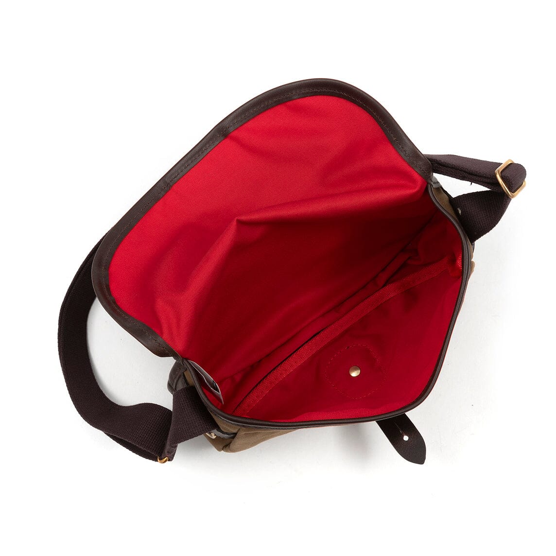 CROOTS ENGLAND - Borsa a tracolla - HB02 - Herringbone small trout bag - Dark Tan Borse CROOTS ENGLAND