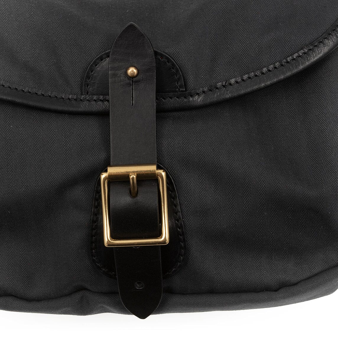 CROOTS ENGLAND - Borsa a tracolla - HB02 - Herringbone small trout bag - Charcoal Borse CROOTS ENGLAND