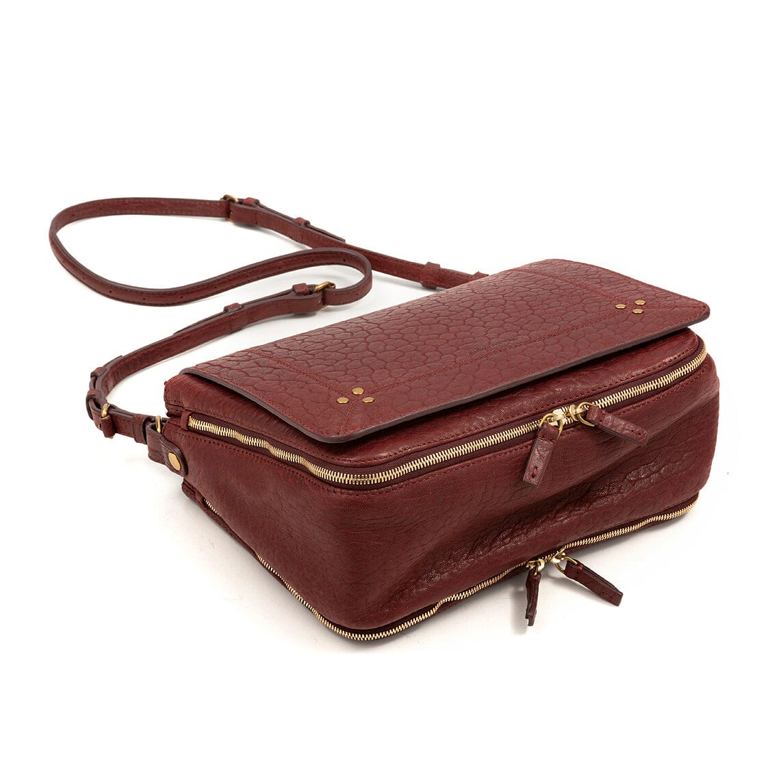 JÉRÔME DREYFUSS - Borsa a tracolla - Igor - Burgundy Borse Jerome Dreyfuss